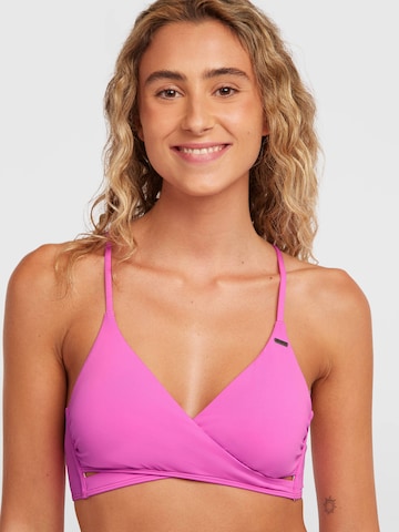 O'NEILL Сутиен с триъгълни чашки Горнище на бански 'Baay' в розово: отпред