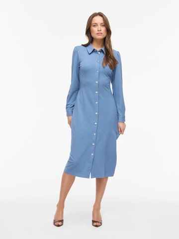 Robe-chemise 'VICHANIA' VILA en bleu : devant