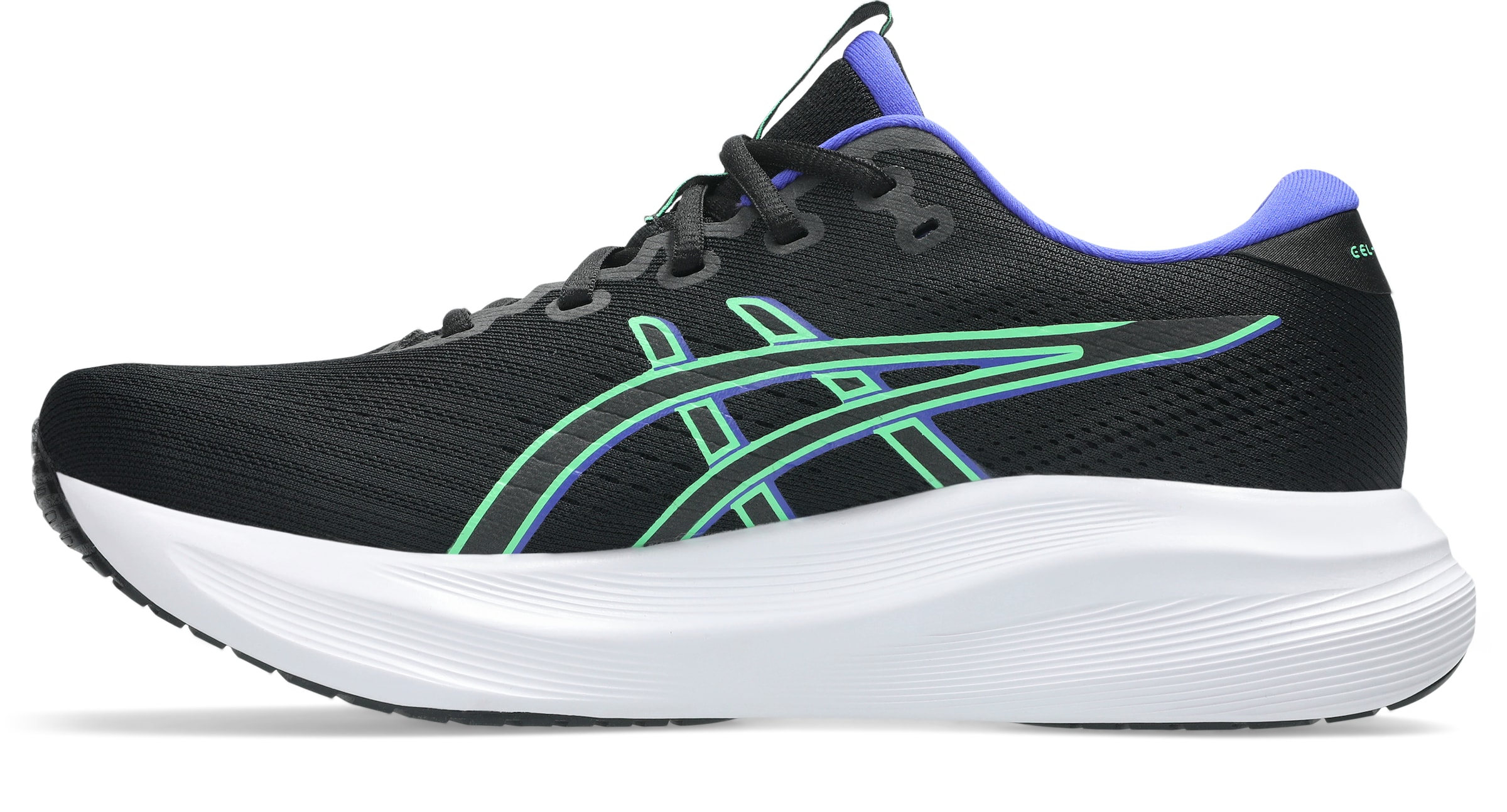 ASICS Running Shoes in Black: front