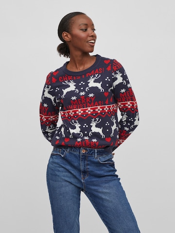 Vila Petite Pullover 'Anna' i blå: forside