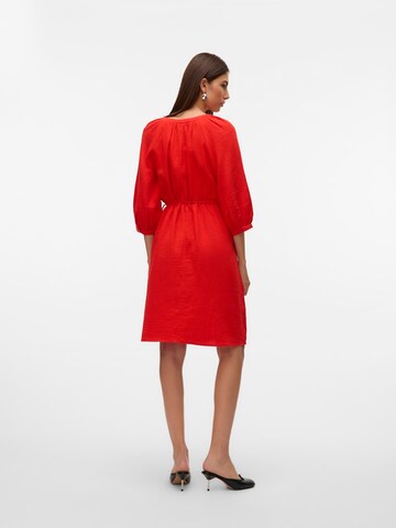 VERO MODA Kleit 'VMBEVERLY', värv punane