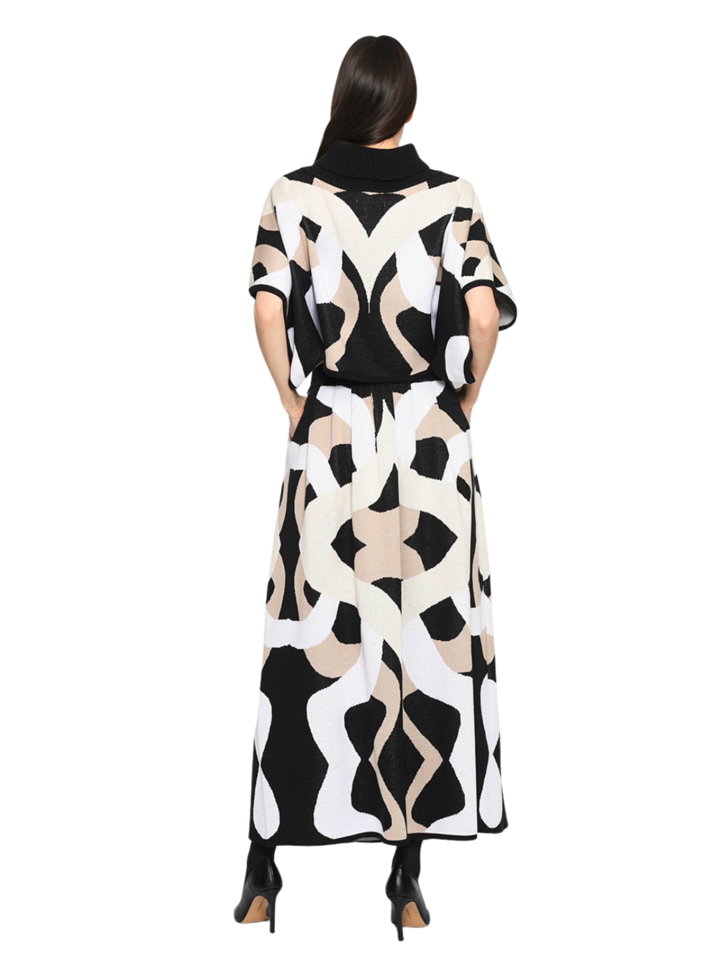 Csillag Zsuzsi - Falda 'Dreamgate Ruffled Pocket' en negro