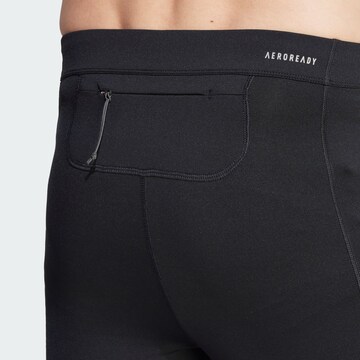 Skinny Pantaloni sportivi 'Ultimate Running Conquer' di ADIDAS PERFORMANCE in nero