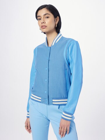 Goosecraft Between-Season Jacket 'Beverly' in Blue: front