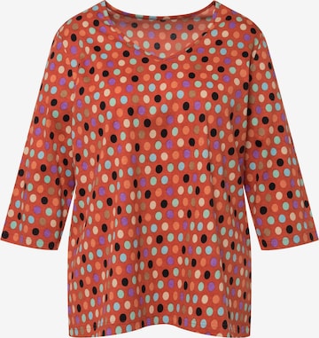 T-shirt Ulla Popken en orange : devant