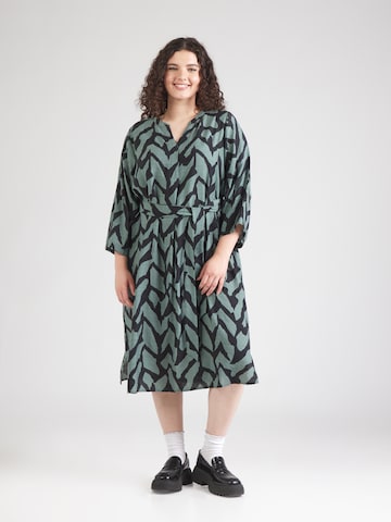 ONLY Carmakoma Dress 'CARBERIET' in Green: front