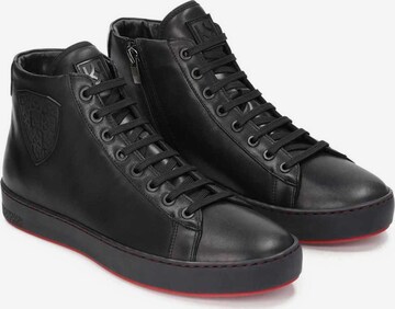 Kazar High-Top Sneakers in Black