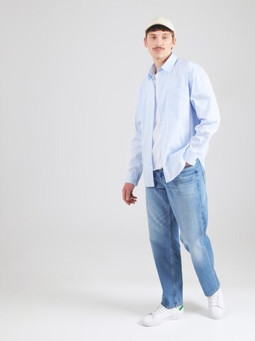 Coupe regular Chemise 'ANRVOLUND' ANNARR en bleu