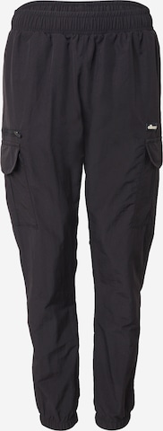 juoda ELLESSE Siaurėjantis Laisvo stiliaus kelnės 'Nanaimo': priekis