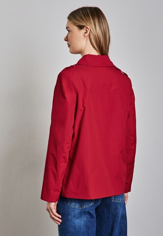 STREET ONE Doppelreihiger Trenchcoat in Rot