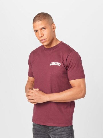 T-Shirt Carhartt WIP en rouge : devant