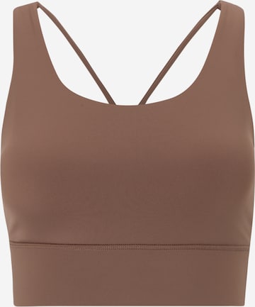 Medium Support Sutien sport 'Gaby' de la Athlecia pe maro: față