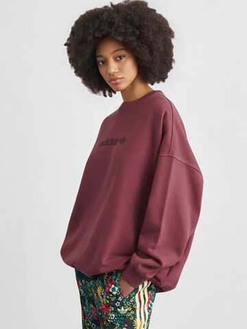 Felpa 'ESS' di ADIDAS ORIGINALS in marrone: frontale