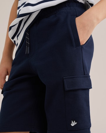 WE Fashion Regular Trousers in Blue