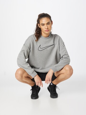 NIKE Sportovní mikina – šedá