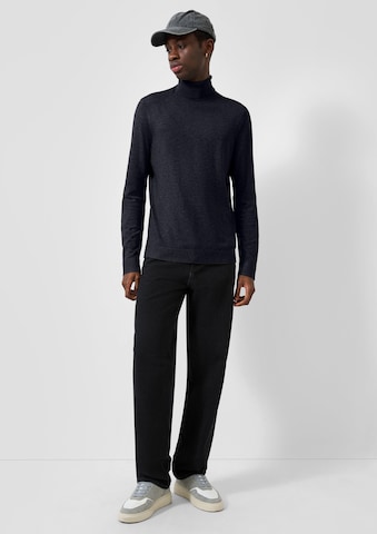 QS Pullover in Blau: Vorderseite