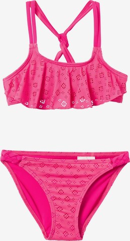 Bikini NAME IT en rose : devant