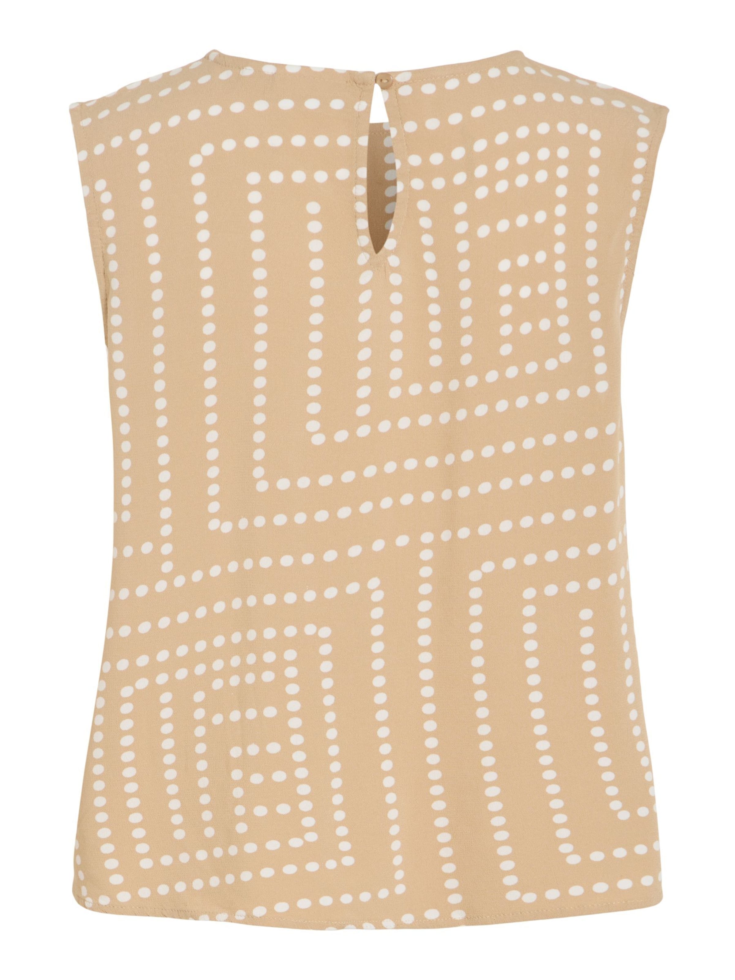 VILA Bluse 'VIFrelli' i beige