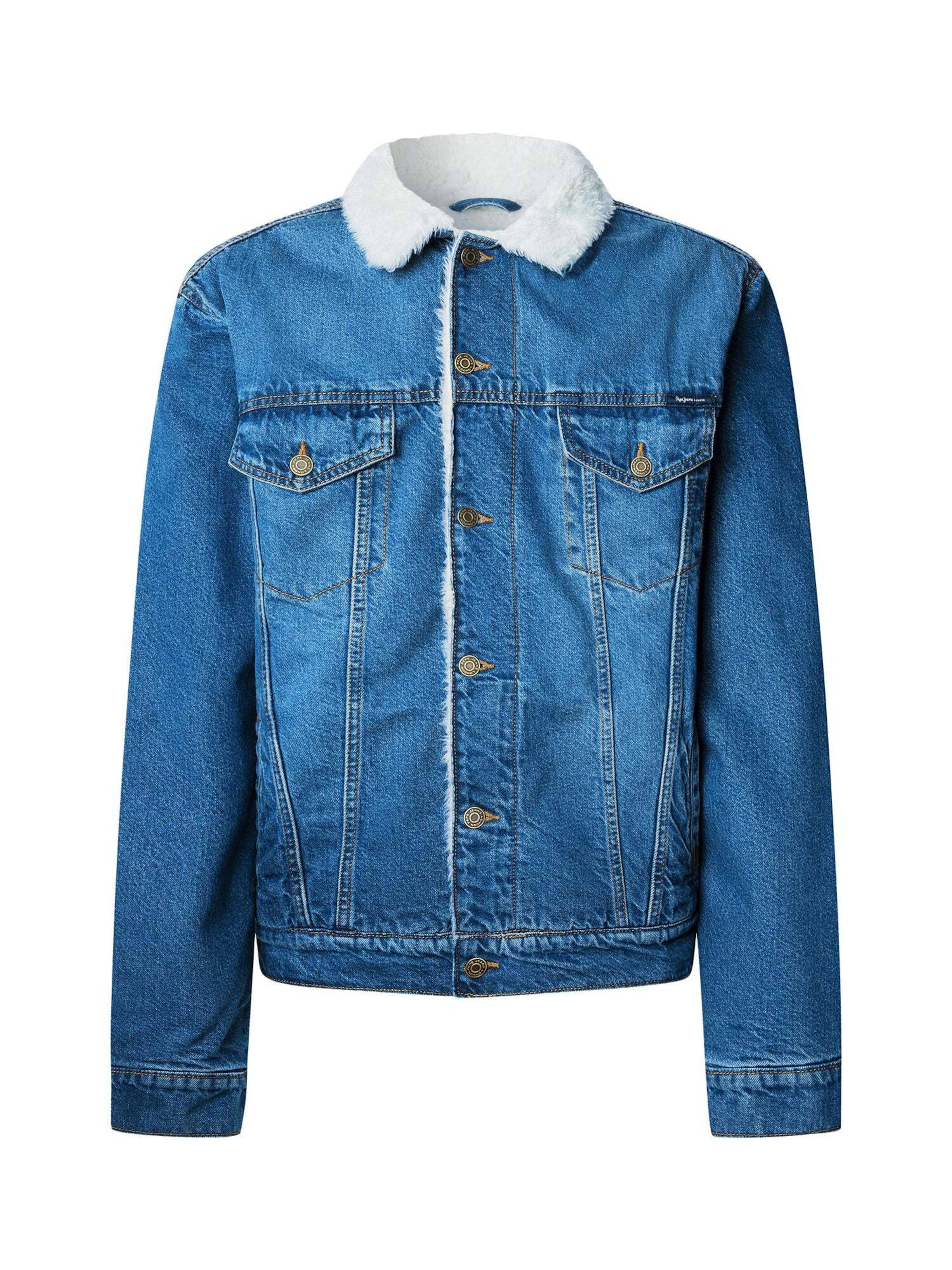 Pepe Jeans Jacke 'DLX' in Blau: Vorderseite