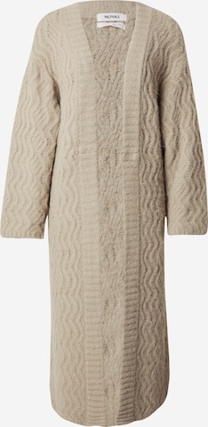 smėlio Monki Kardiganas: priekis