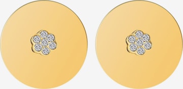Akzent Ohrringe 'Julie, langlebig' in Gold: Vorderseite