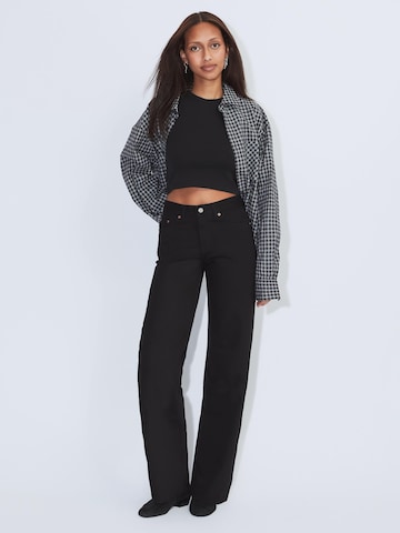 Dr. Denim Regular Jeans 'Echo High Straight' in Black