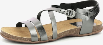 Kickers Sandals 'ANATOMIUM' in Silver: front