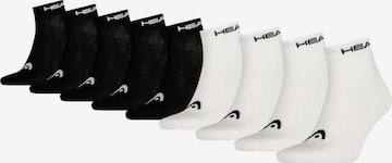 Chaussettes de sport HEAD en noir : devant