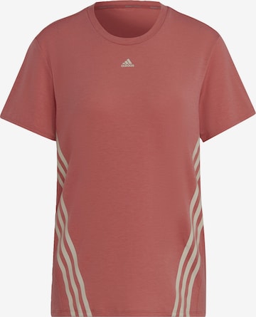 ADIDAS SPORTSWEAR Performance Shirt 'Train Icons' in Red: front