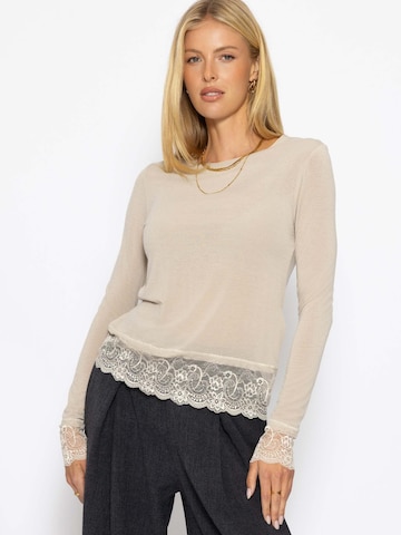 SASSYCLASSY Shirt in Beige