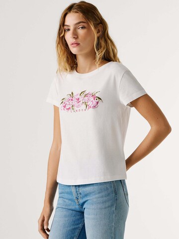 T-shirt 'MAHINA' Pepe Jeans en blanc