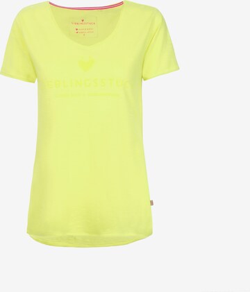LIEBLINGSSTÜCK Shirt in Yellow: front