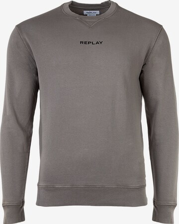 Sweat-shirt REPLAY en gris : devant