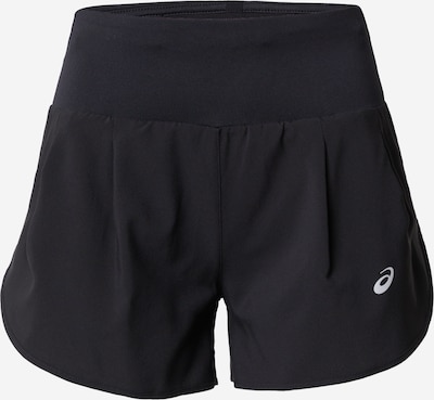 Pantaloni sport 'ROAD' ASICS pe negru / alb, Vizualizare produs