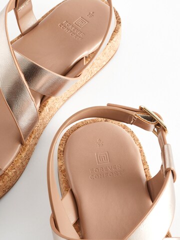 Sandalo 'Forever Comfort® ' di Next in argento