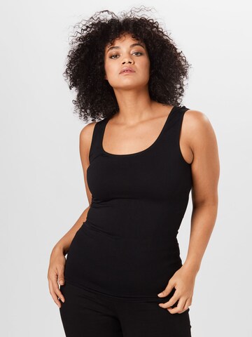 Zizzi Top in Black: front