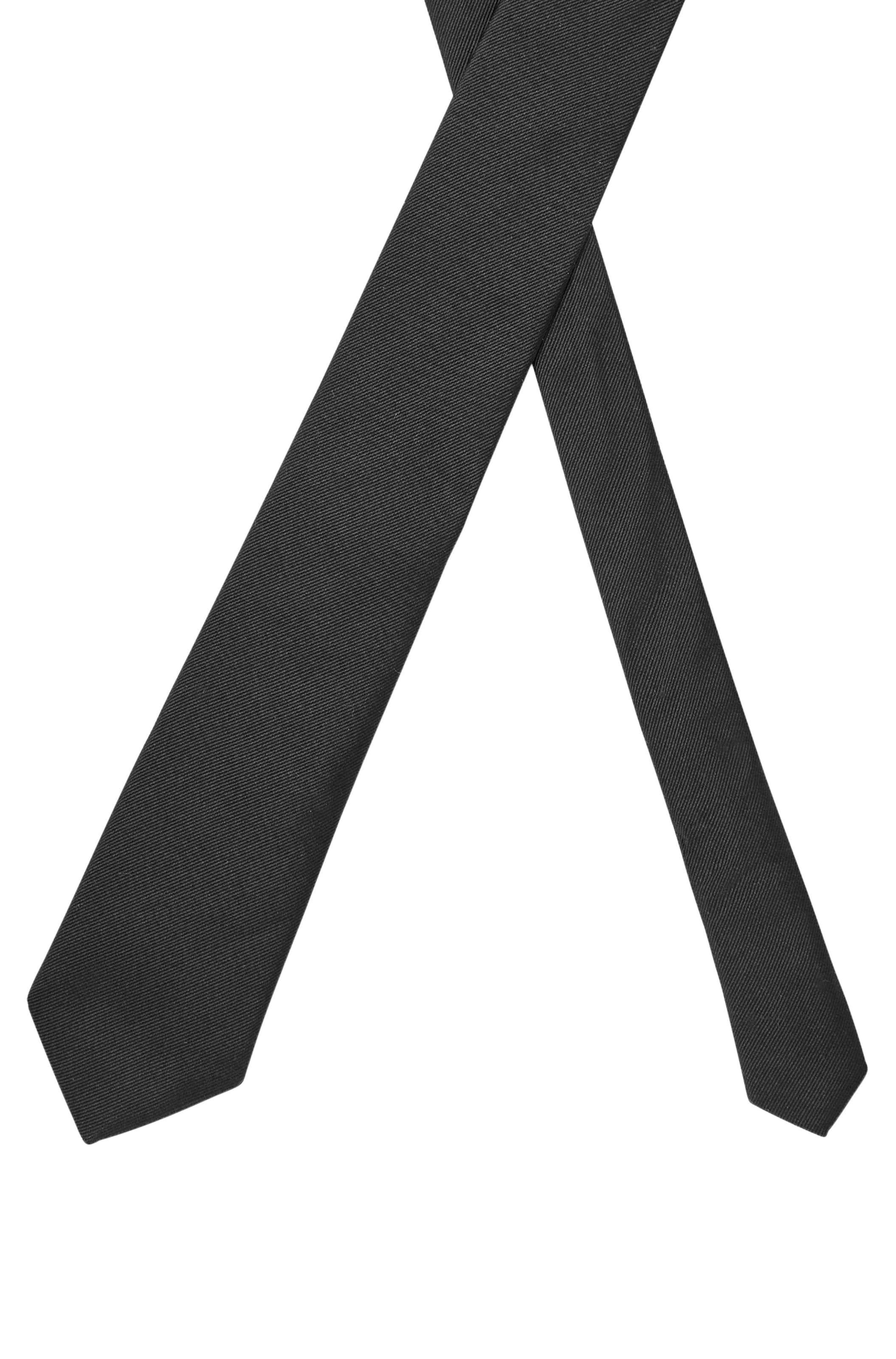 BOSS Kravata – černá