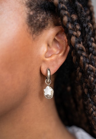 Boucles d'oreilles My Jewellery en argent : devant