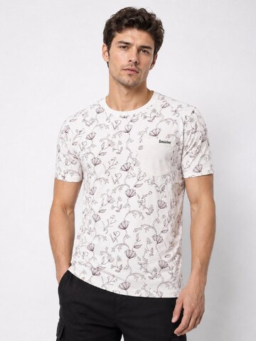 SOULSTAR Shirt '2-Pack Soulstar Heren T-shirts – 100% Katoen 200 gsm' in Beige