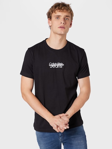 Calvin Klein Jeans Shirt in Black: front