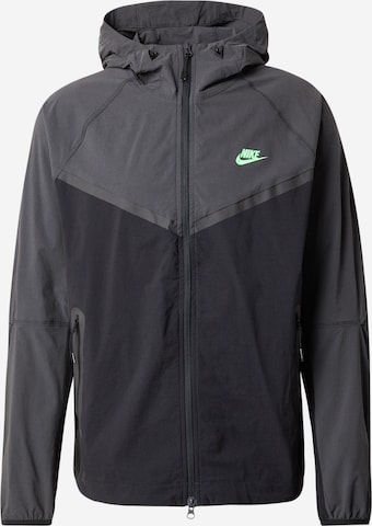 Veste mi-saison Nike Sportswear en gris : devant