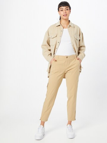 ESPRIT Regular Broek in Beige