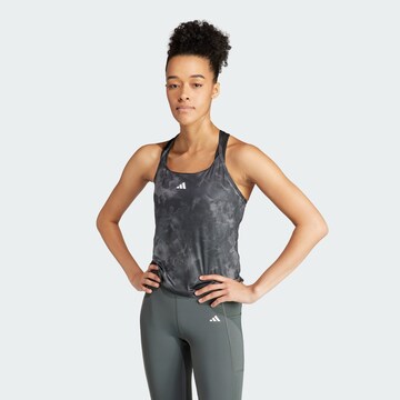 Haut de sport 'Train Essentials AOP Flower' ADIDAS PERFORMANCE en gris : devant