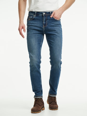 WEM Fashion Tapered Jeans 'Oscar' i blå: forside