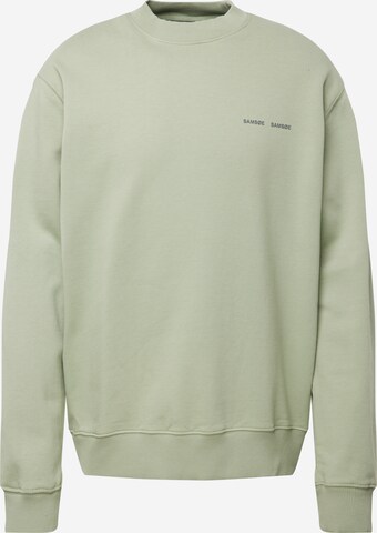 Samsøe Samsøe - Sweatshirt 'Norsbro' em verde: frente