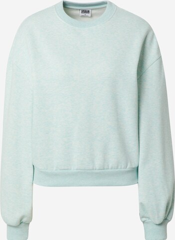 Urban Classics Sweatshirt in Blue: front