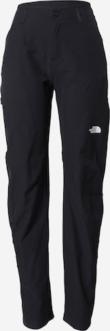 THE NORTH FACE Regular Outdoor Pants 'Exploration' in Black: front