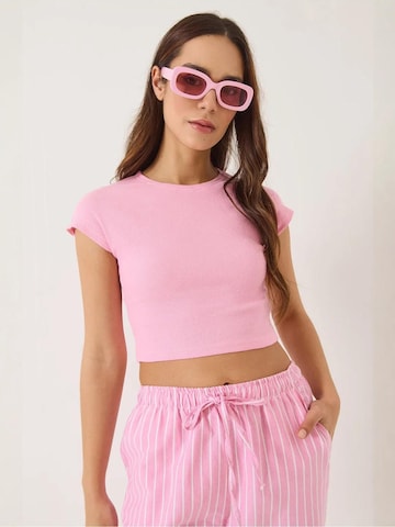 Bianco Lucci Top in Roze
