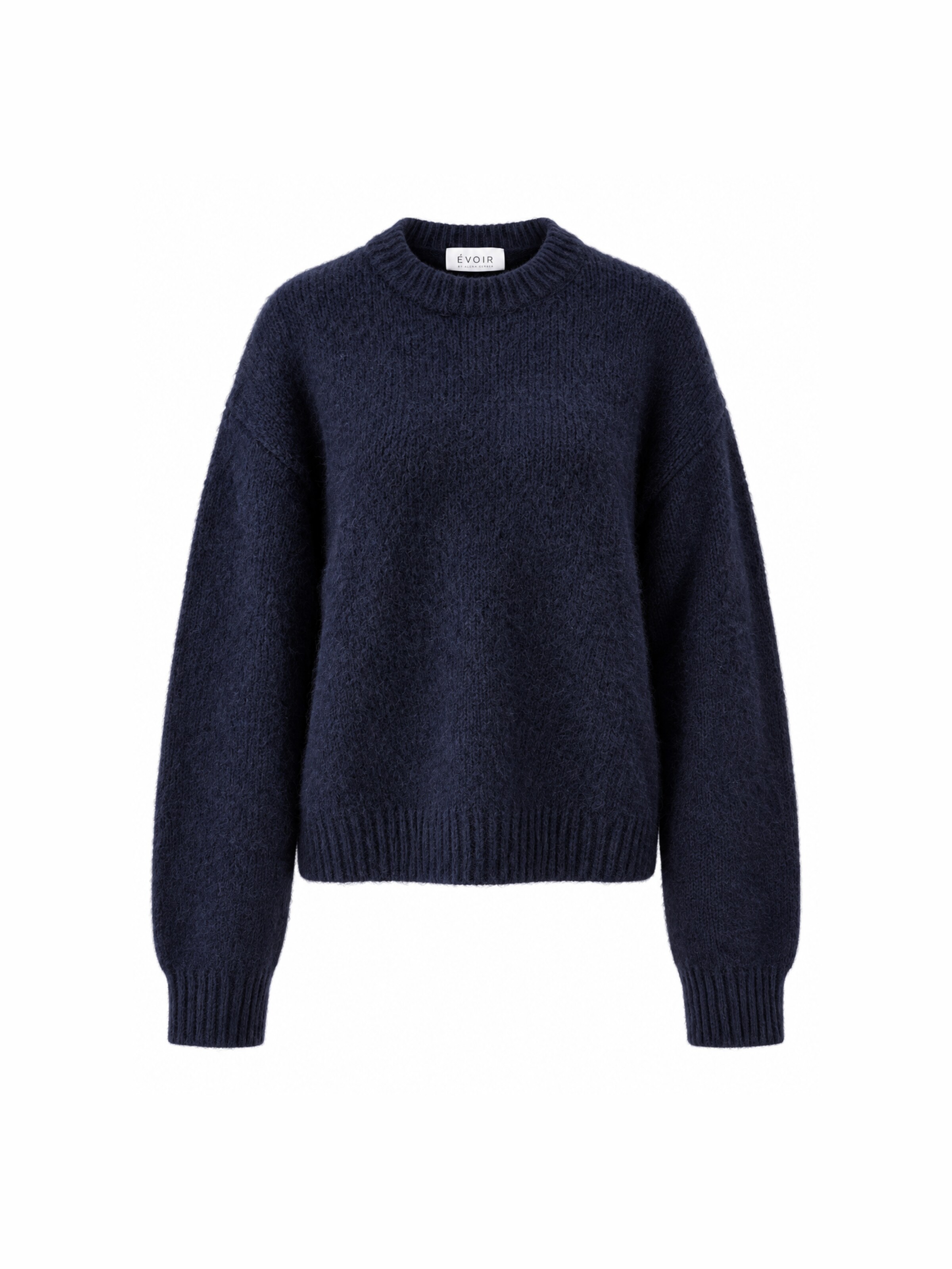ÉVOIR by Alena Gerber Sweater in Blue: front