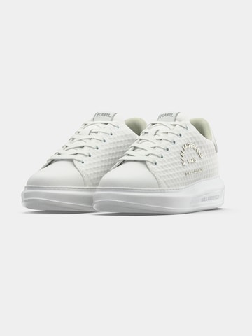Sneaker low de la Karl Lagerfeld pe alb